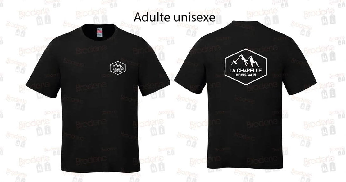 T-shirt Cotton logo blanc