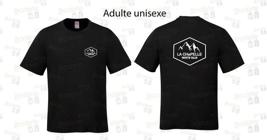 T-shirt Cotton logo blanc
