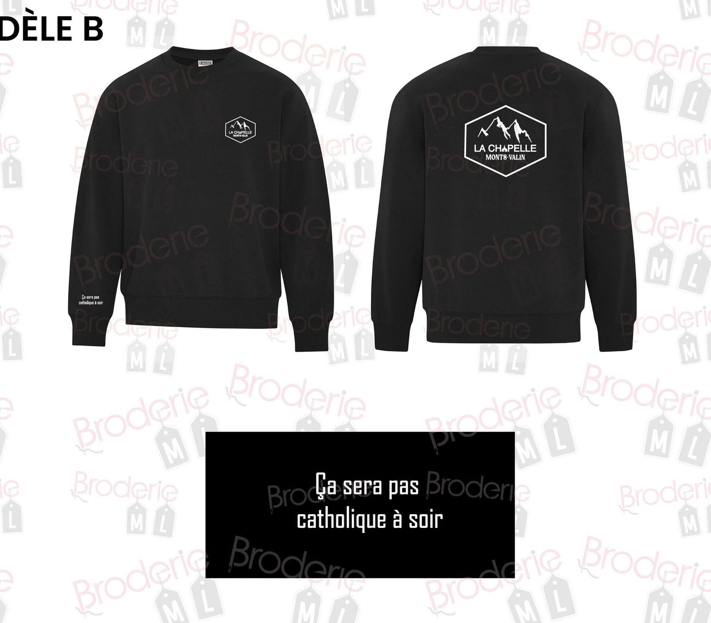 Crewneck noir