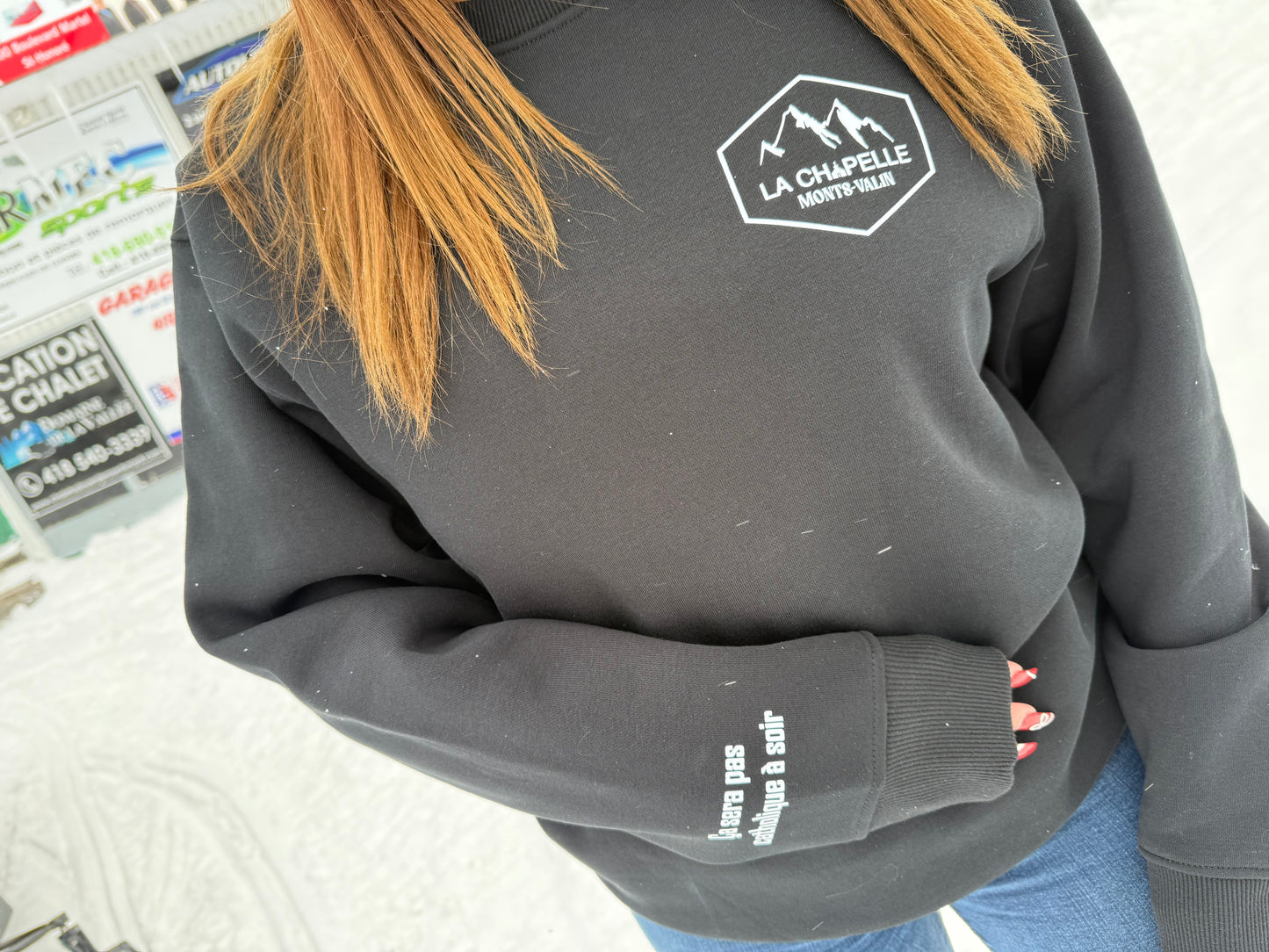 Crewneck noir
