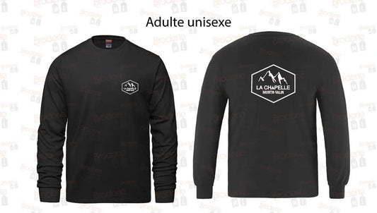Chandail long en Cotton noir